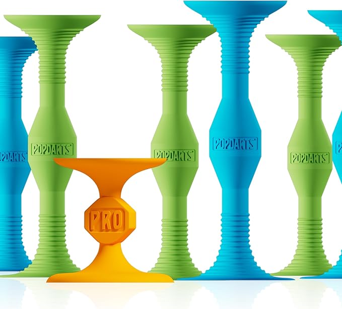Popdarts Pro Pack (Blue and Green) - Indoor, Outdoor Suction Cup Throwing Game - Competition with a POP-StrideForce Fitness