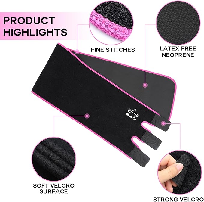 Waist Trimmer Belt Men Sweat Band Stomach Wrap, Waist Trainer for Women Workout-StrideForce Fitness