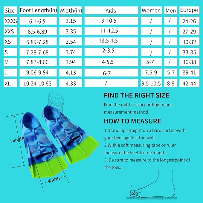 Kids Swim Fins,Short Comfortable Flippers for Lap Swimming and Training for Child,Girls,Boys,Beginners-StrideForce Fitness