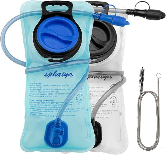 Hydration Bladder 2L-3L Water Storage Bag Reservoir,Military Hydration Pack Replacement for Hiking Biking Climbing Cycling Running Camping Backpack-StrideForce Fitness