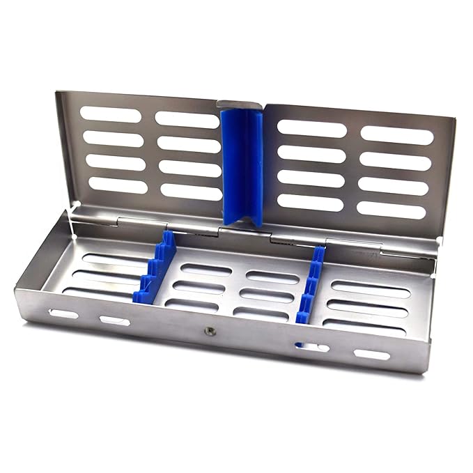 MEDSPO PROFESSIONAL Dental Instruments Osteotome Periotome Luxating Elevator Implant | Orthodontic PDL Teeth | Surgical Root Extraction Spreading (Dental Cassette 5 Instruments)