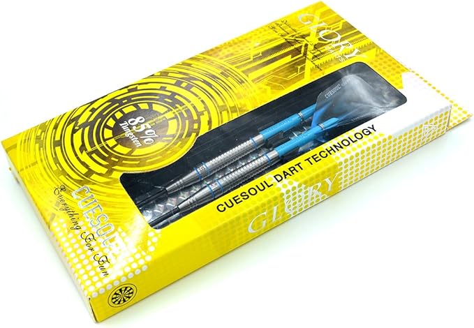 CUESOUL Professional Tungsten Steel Tip Dart Set 85% Tungsten 22g/24g/26g-Glory Series-StrideForce Fitness