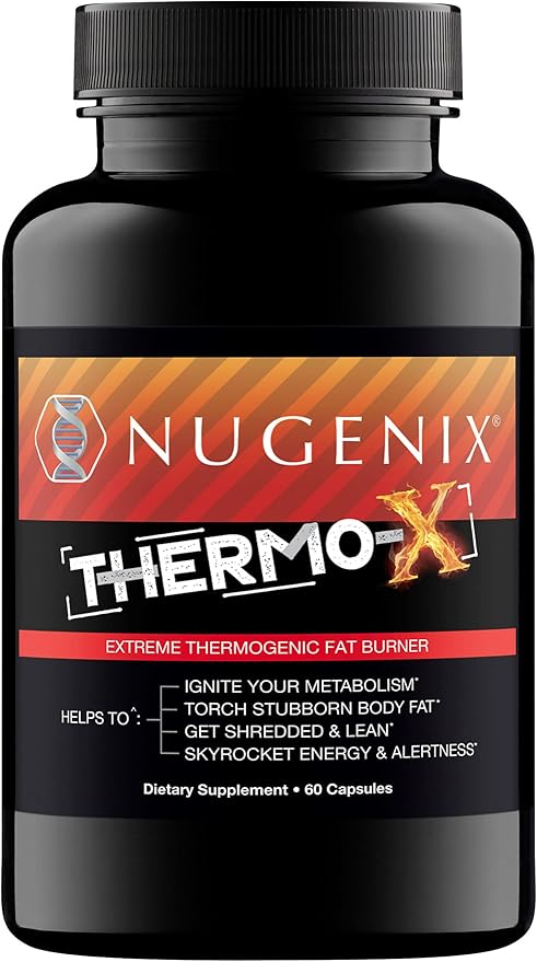 Nugenix Thermo-X: Thermogenic Fat Burner Supplement for Men, Extreme Metabolic Accelerator, 60 Count-StrideForce Fitness