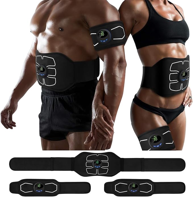 MarCoolTrip MZ Electronic Muscle Stimulator, Abs Stimulator Muscle Toner, Ab Machine Trainer for All Body, Fitness Strength Training Workout Equipment for Men and Women-StrideForce Fitness
