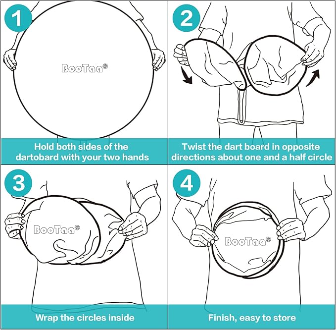 BooTaa 29" Large Dart Board for Kids, Kids Dart Board with Sticky Balls, Boys Toys, Indoor/Sport Outdoor Fun Party Play Game Toys, Birthday Gifts for 3 4 5 6 7 8 9 10 11 12 Year Old Boys Girls-StrideForce Fitness