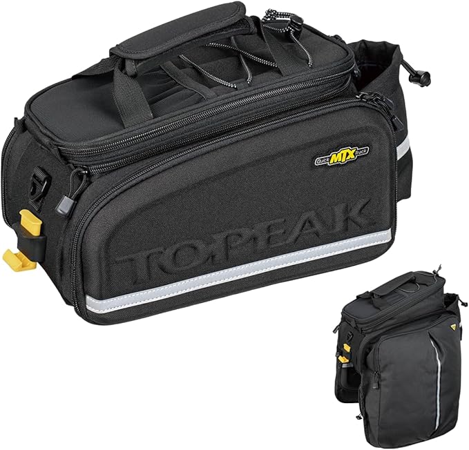 Topeak MTX TrunkBag - Rear Bicycle Bag - Spacious Storage and Easy Mounting-StrideForce Fitness