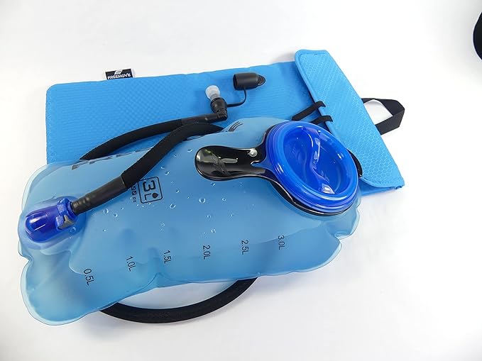 Hydration Pack with 2L or 3L Water Bladder & Cooler Bag > Keeps Drink Cool & Protects Bladders > Camelback Reservoir for Hydration Backpack, Tasteless & BPA Free, Quick Release Tube & Shutoff Valve-StrideForce Fitness