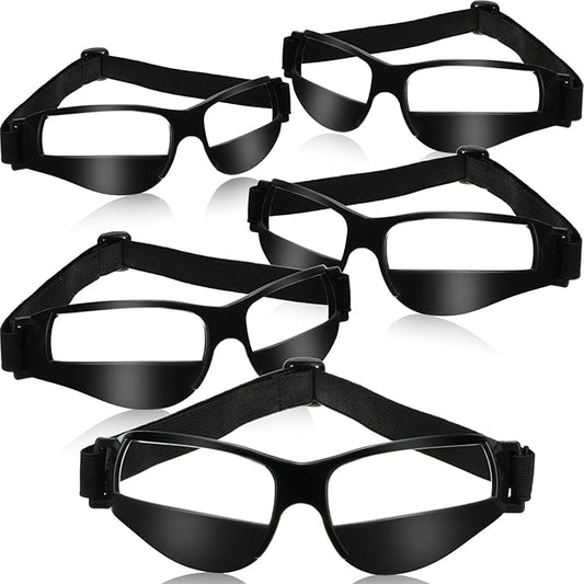 Dribbling Goggles Basketball Sports Glasses Adjustable Dribbling Black Goggles Basketball Training Equipment-StrideForce Fitness