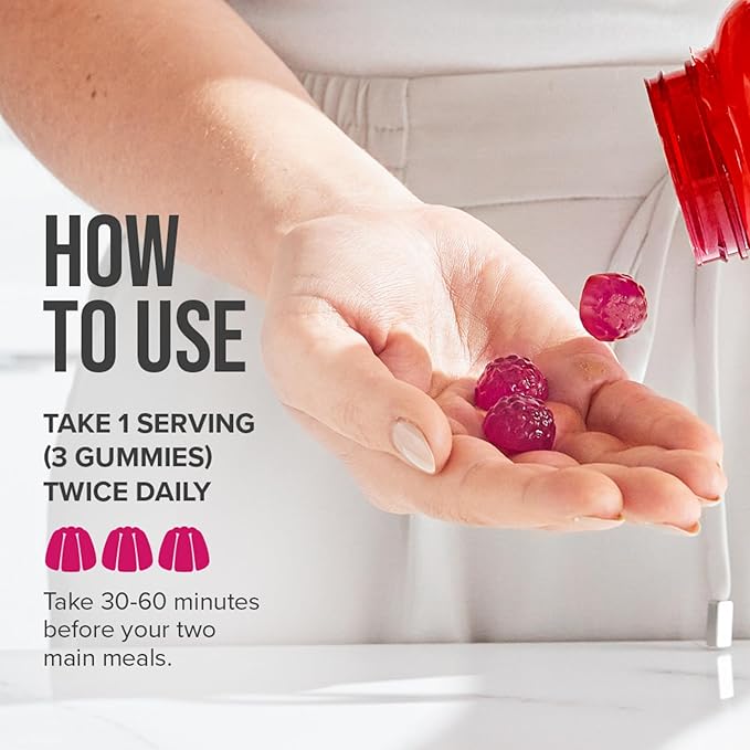 Hydroxycut Gummies +Women, Strawberry - 99% Caffeine Free - Supports Hair, Skin & Nails - Metabolize Carbs, Proteins & Fats-StrideForce Fitness