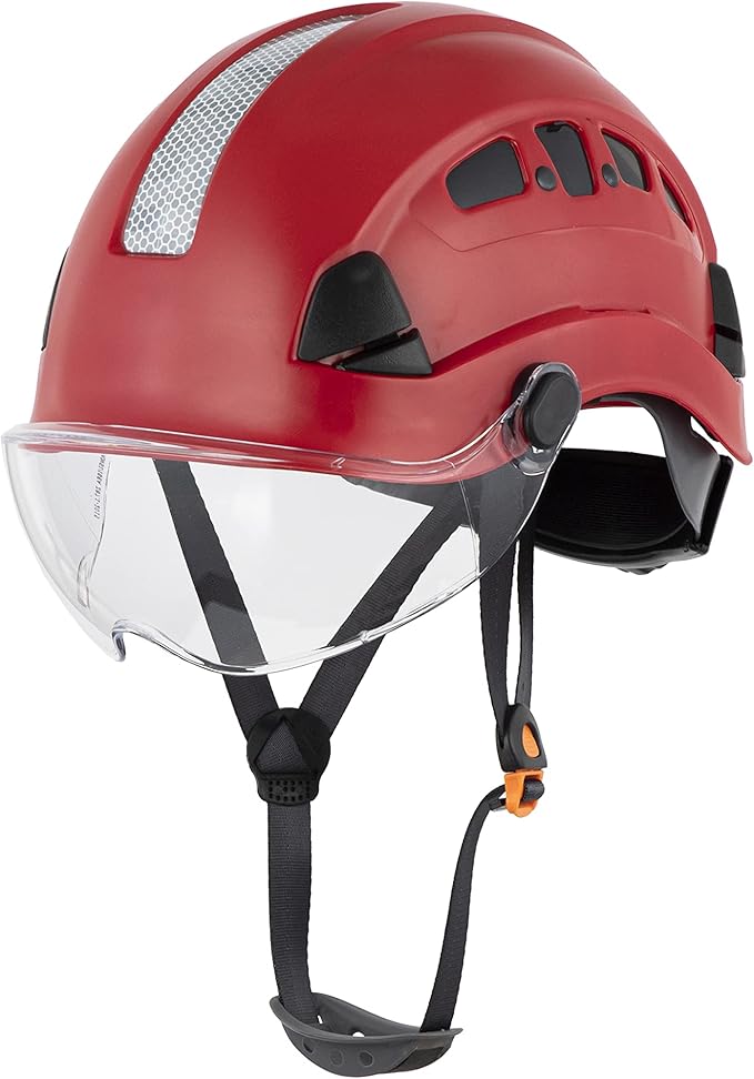 Defender Safety H1 Safety Helmet Hard Hat with Visor ANSI Z89.1-StrideForce Fitness