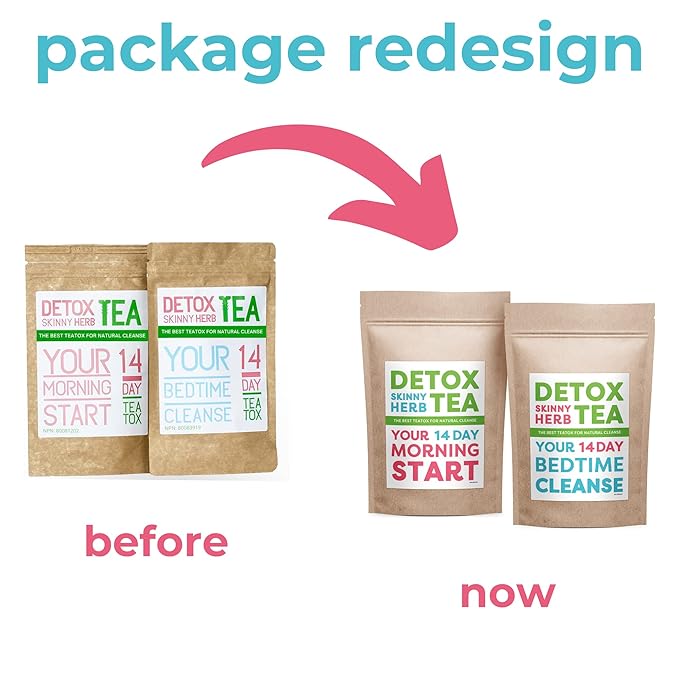 14 Day Teatox: Detox Skinny Herb Tea - Effective Detox Tea - Helps with Bloating and Constipation - Supports Body Cleanse - 100% NATURAL-StrideForce Fitness