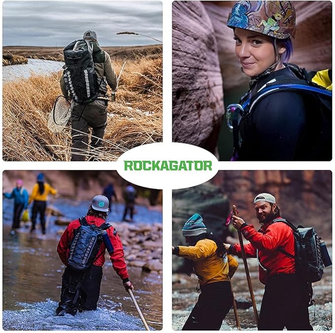 Waterproof Backpack - 40 Liter HYDRIC Series Water Proof Floating Dry Bag River Pack-StrideForce Fitness