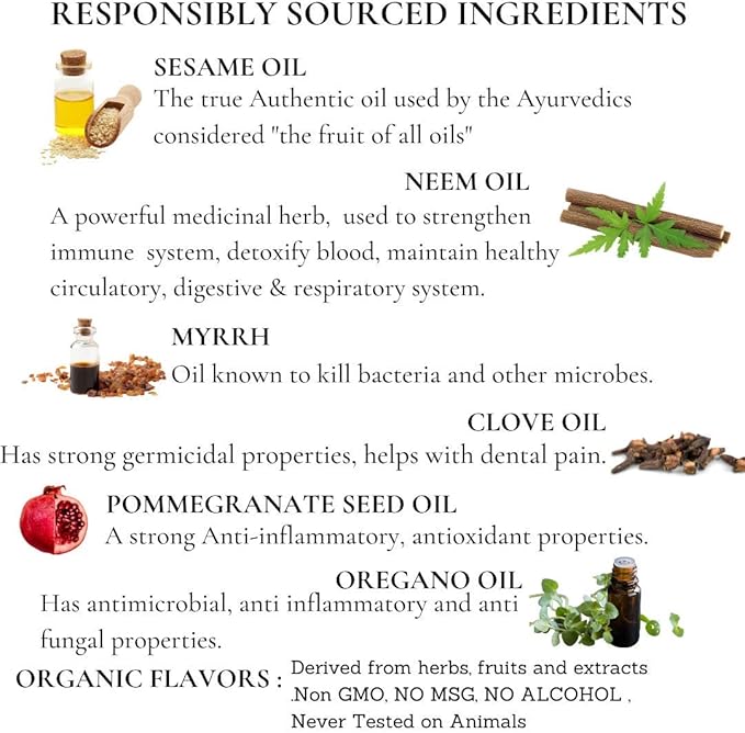 Dale Audrey Ayurvedic Organic Oil Pulling for Teeth and Gums | Oral Rinse Alcohol Free Mouthwash Essential Oils for Bad Breath | Healthy Gums Teeth & Fresh Breath (8 Fl Oz (Pack of 3), Variety Pack)