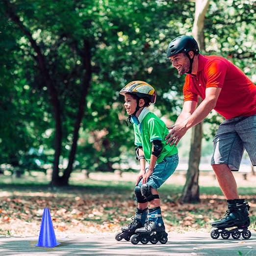 Alyoen 9 inch Traffic Cones, Plastic Sport Cones, Blue Soccer Training Cones for Outdoor Activity & Festive Events (Sets of 10/15/ 20)-StrideForce Fitness