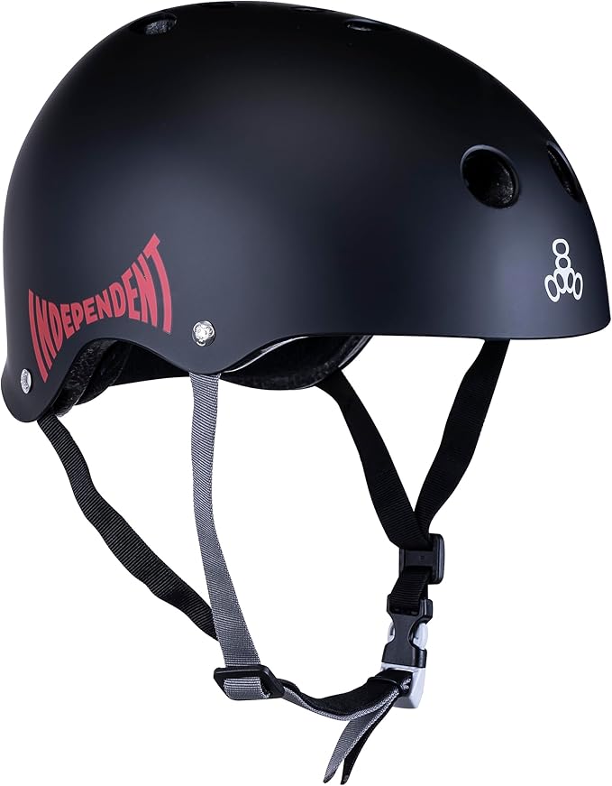 Triple Eight Certified Sweatsaver Helmet for Skateboarding, BMX, Roller Derby, Roller Skating, Inline Skating, Scooter and Bike-StrideForce Fitness
