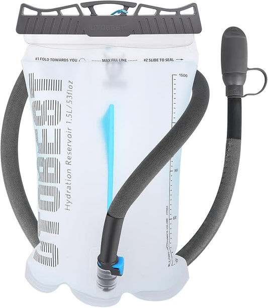 UTOBEST Hydration Bladder,TPU Water Bladder,Water Bladder for Hiking Backpack,BPA Free,Wide Opening,Leak-Proof,Water Reservoir for Hiking Cycling Camping Running-StrideForce Fitness