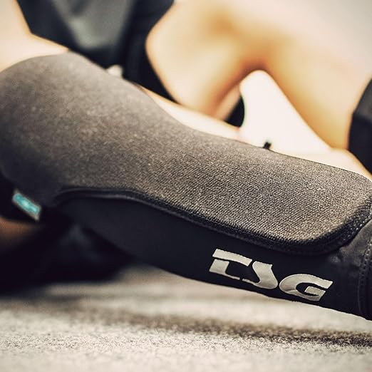 TSG Dermis Pro A Knee & Shin Guard – Lightweight, Slim-Line BMX & Enduro Pads with ACF Impact Foam, Softshell Construction, Breathable Spandex Sleeve, Ergonomic Fit, Abrasion-Resistant, Flexible & Comfortable - Pull Over Design-StrideForce Fitness
