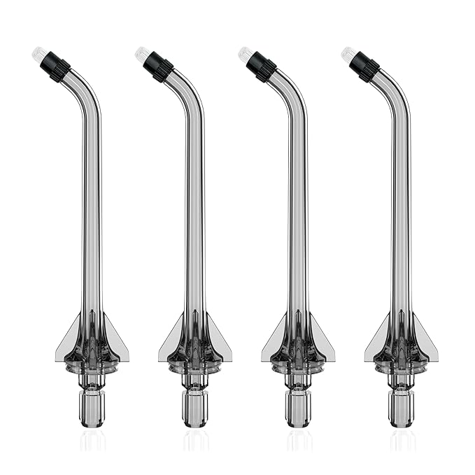 Replacement Tips for COSLUS Water Dental Flosser, 4 Orthodontic Replacement Heads Water Flosser Only Compatible COSLUS C20 (F5020E), E40 (WFP14), C31 (F5023), C50, and C51 Water Flosser