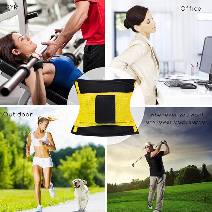 VENUZOR Waist Trainer Belt for Women - Waist Cincher Trimmer - Slimming Body Shaper Belt - Sport Girdle Belt (UP Graded)-StrideForce Fitness