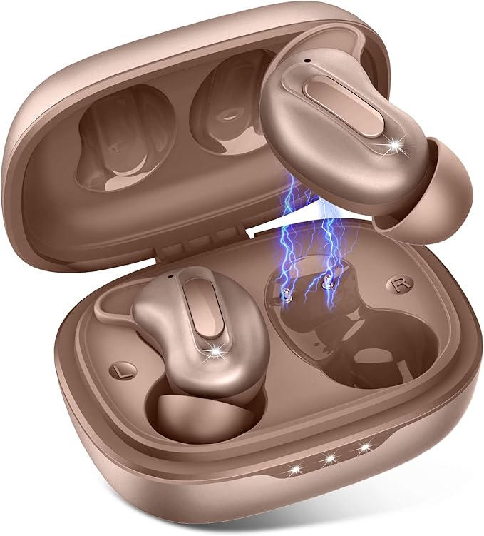 Sleep Earbuds, Mini ANC Wireless Earbuds Bluetooth 5.4 Headphones Deep Bass Stereo, 48H Playtime Ear Buds, 4 ENC Noise Cancelling Mic, In Ear IP7 Waterproof Earphones for Side Sleepers,Touch Control-StrideForce Fitness