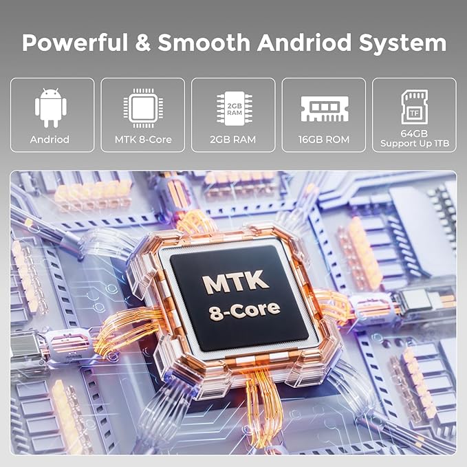 innioasis 80GB MP3 Player with Bluetooth and WiFi, MP3 Player for Kids with Spotify, Spotify Kids, Pandora, Audible, 4.0" Touch Screen Music Player with Parental Controls, Up to 1TB (White+ Silver)-StrideForce Fitness