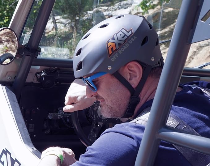 Axel Off Road Trail Helmet | Super Light and Adjustable Helmet for Off-Roaders and Rock Crawlers in a Jeep, UTV, SXS, Buggy-StrideForce Fitness