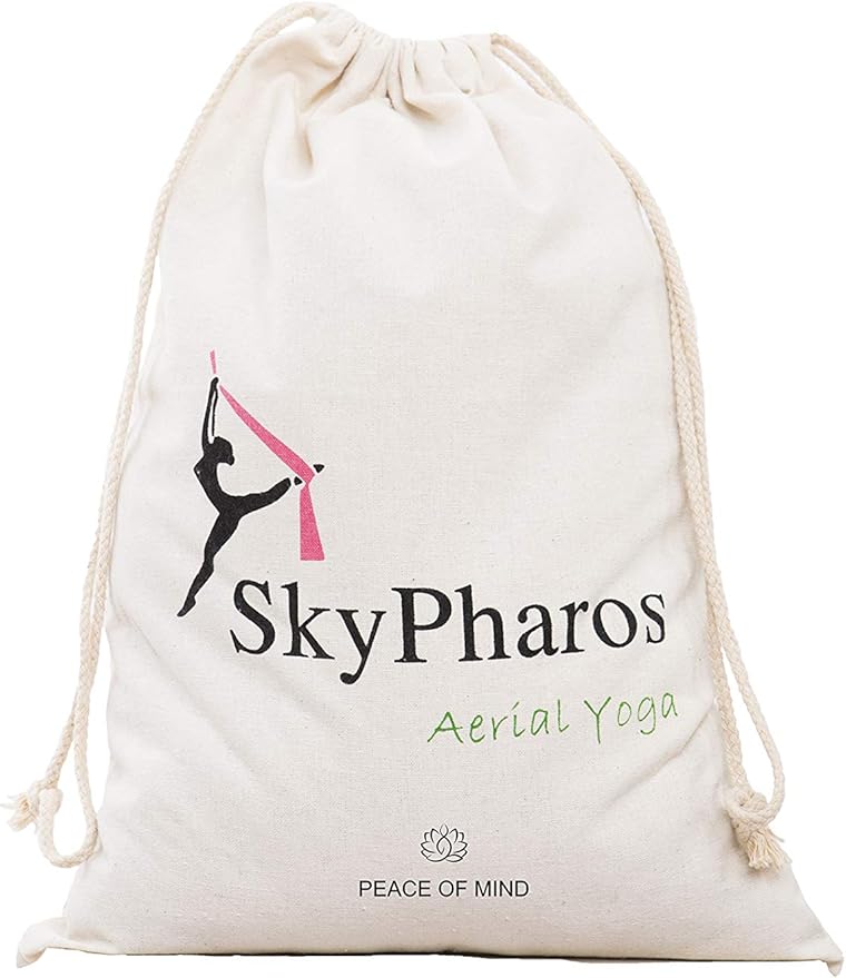 Aerial Silks Yoga Swing Set - 9/11 Yards Aerial Yoga Hammock Kit Anti-Gravity Flying for Fitness, Low/Non Stretch Nylon Tricot Fabric Hardware Included for Dance-StrideForce Fitness