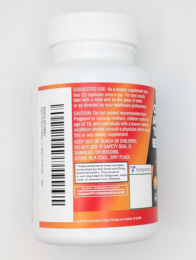 Clean Nutraceuticals Ceylon Cinnamon Turmeric Apple Cider Vinegar Ginseng Berberine Plus Bitter Melon Gymnema Milk Thistle Fenugreek - 2Pack-StrideForce Fitness