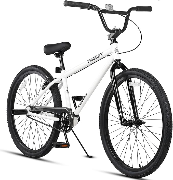 20 24 26 Inch BMX Race Bike Trident Bicycles Beginner-Level to Advanced Riders with 2 Pegs, Multiple Colors-StrideForce Fitness