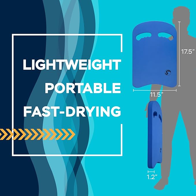 Sunlite Sports Swimming Kickboard - One Size Fits All - A Great Training Aid for Children and Adults-StrideForce Fitness