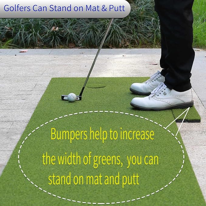 Putting Green Outdoor for Golf Practice Putting Matt for Indoors-StrideForce Fitness