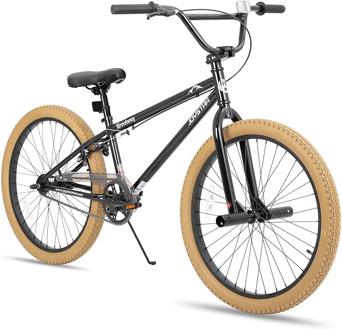 JOYSTAR Brockway Freestyle Kids BMX Bikes 20" 24" Kids Bicycles for 6-14 Years Old Boys Girls and Beginner-Level Riders 2 Pegs Multiple Colors-StrideForce Fitness
