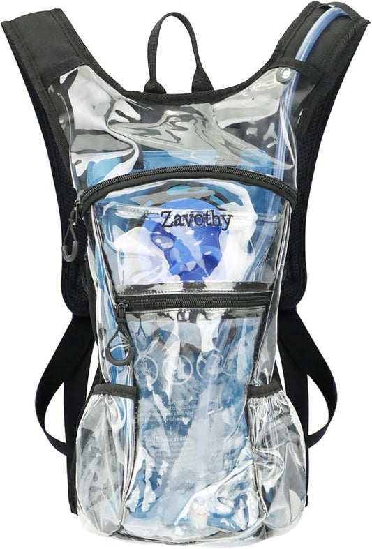 Reflective Hydration Backpack, Hydration Pack - Water Backpack with 2L/3L Hydration Bladder, Essential for Festivals - Rave Hydration Pack for Hiking, Running, Cycling, and Festivals-StrideForce Fitness