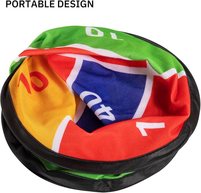 TEMI 29" Large Dart Board for Kids, Boys Toys Dartboards with 20 Balls, Indoor and Outdoor Sport Fun Party Play Game Toys, Birthday Gifts for Boys Girls 3 4 5 6 7 8 9 10 11 12 Years Old-StrideForce Fitness