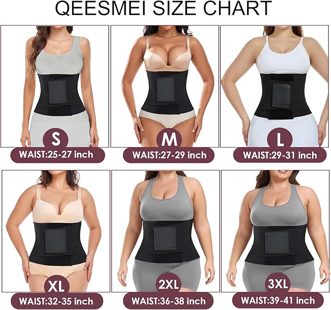 Waist Trainer for Women Waist Cincher Trimmer Ab Belt Tummy Control Body Shaper with Triple Wrap-StrideForce Fitness