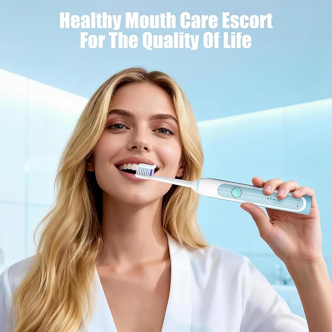 Replacement Toothbrush Heads, Compatible with Philips Sonicare Click-on Electric Toothbrush Handles,8 Pack Replacement Heads for Philips Sonicare C1 C2 G2 5100 6100 Brush