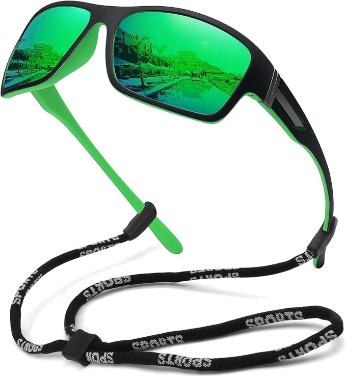 STORYCOAST Polarized Sports Sunglasses for Men Women Unbreakable Frame Cycling Fishing Driving-StrideForce Fitness