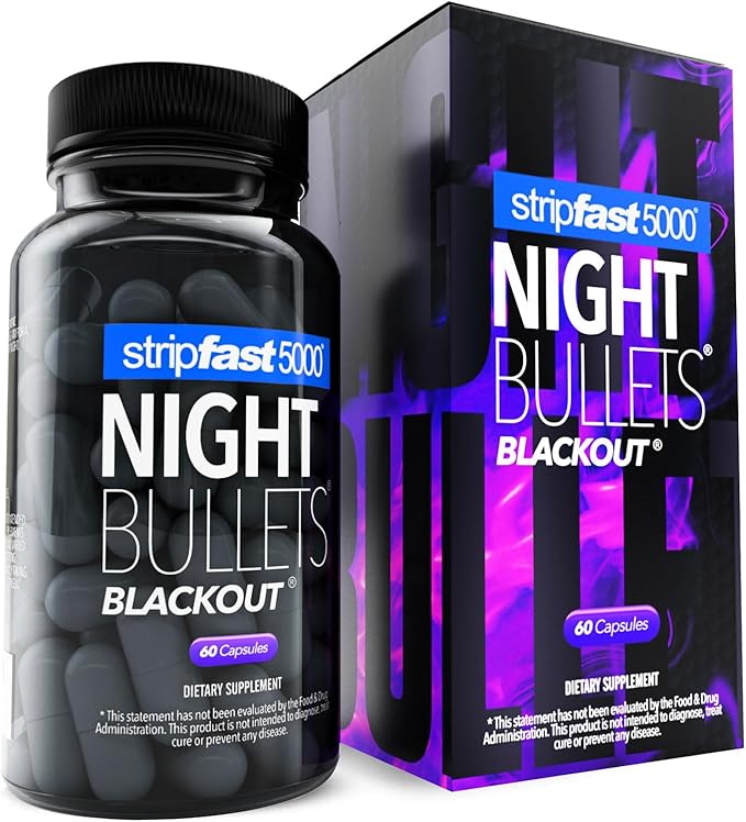 stripfast5000 Night Bullet Capsules for Women and Men - 60 Count-StrideForce Fitness