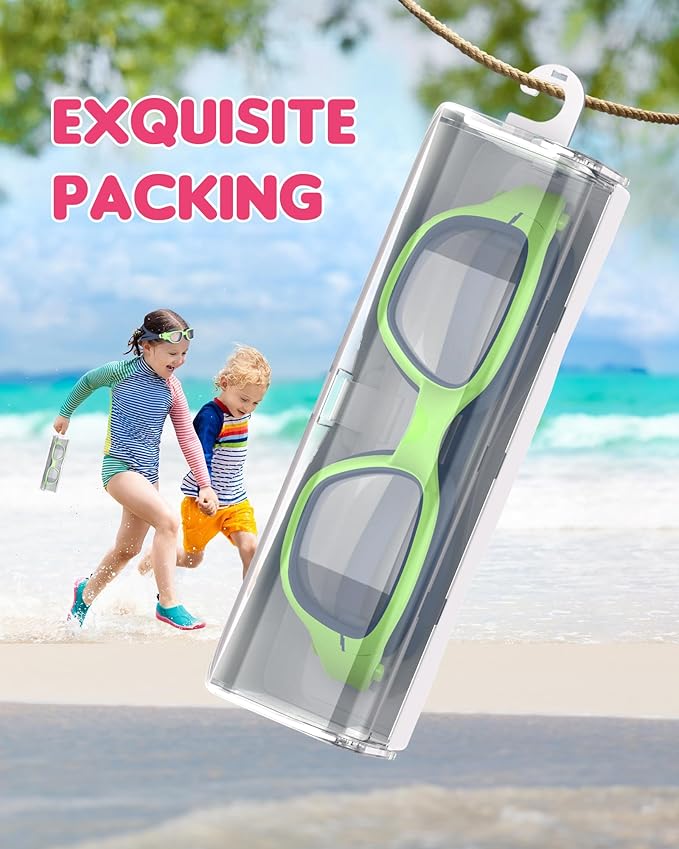 Kids Swim Goggles,Swimming Goggles for Kids 6-14, Anti-Fog UV Protection Pool Glasses for Boys Girls-StrideForce Fitness