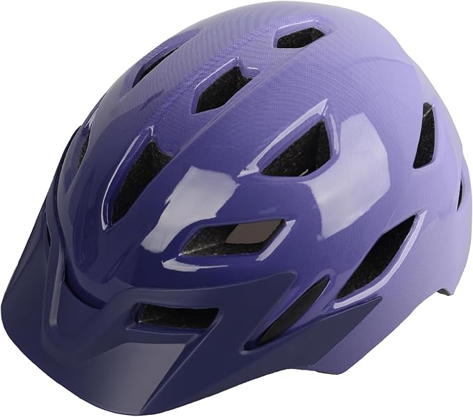 Kids Bike Helmet,Bavilk Kids Boys Girls Bike Helmets with LED Light Detachable Visor Children Youth Teen Multi-Sport for Skating Cycling Scooter Skateboard Adjustable & Lightweight 19.7"-22.4"-StrideForce Fitness