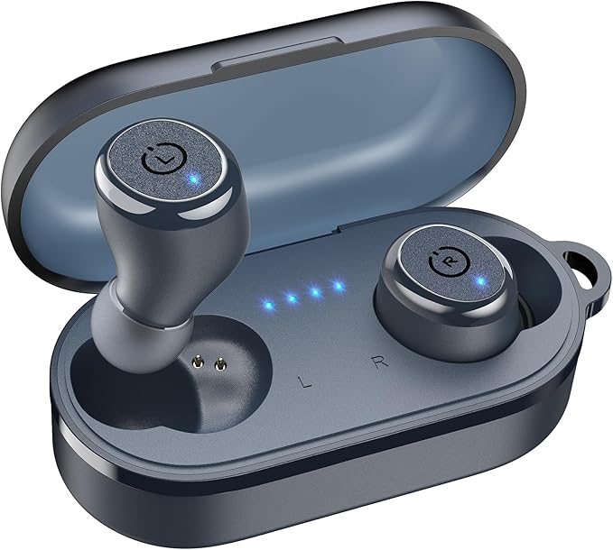 TOZO T10 Wireless Earbuds Bluetooth 5.3 Headphones, App Customize EQ, Ergonomic Design, 55H Playtime, Wireless Charging Case, IPX8 Waterproof Sound in-Ear Headset, 2025 New Version-StrideForce Fitness