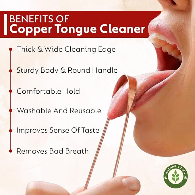 Tongue Scraper for Adults & Kids, Stainless Steel Tongue Cleaner for Fresh Breath, Remove Buildup, Portable Oral Care Tool, Tongue Scrubber for Hygiene, Ayurvedic Tongue Cleaning Kit