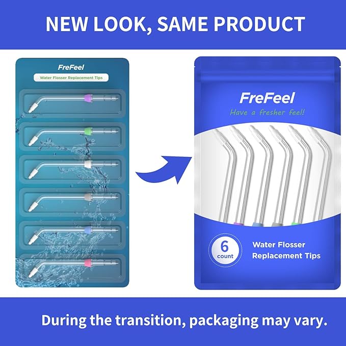 Replacement Heads for Waterpik, Replacement Picks for Water Pik Water Flosser (6 Orthodontic Tips)