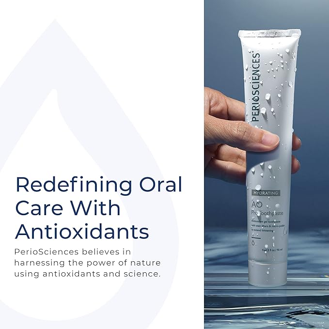 PerioSciences AO ProToothpaste Hydrating with Nano Hydroxyapatite, Remineralizing, 3 fl oz / 90ml