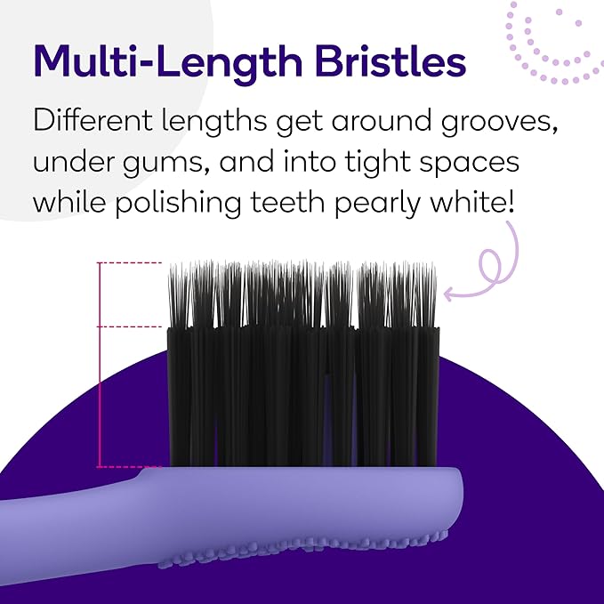 BURST Genuine Replacement Heads for Original Sonic Electric Toothbrush (Lavender/3 Pack) | Ultra Soft Bristles for A Clean Deep | Stain & Plaque Removal