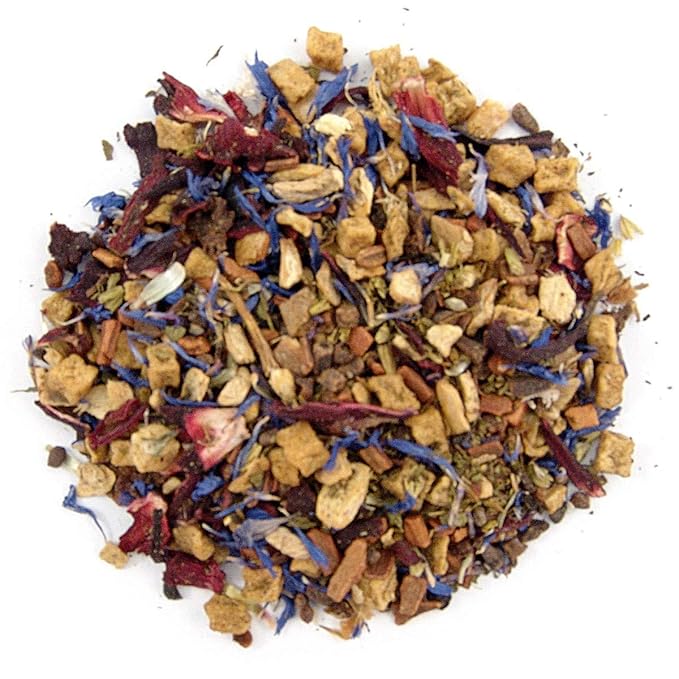 Mercedes Apple Spice Tea Pouches - 4oz | Caffeine Free Loose Leaf Tea | Autumn Apple Cinnamon Clove Cardamom Blend | Spiced Herbal Tea for Hot or Iced | Vitamin C Rich Fruit Infusion-StrideForce Fitness