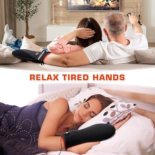 Red Light Therapy Device for Hands, Infrared-Light-Therapy-Gloves Finger Wrist, Led Near Infrared Carpal Tunnel-StrideForce Fitness