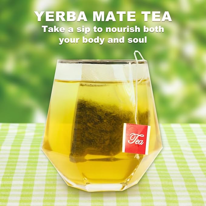 TEARELAE - Yerba Mate Tea - 3g x 50 Count - 100% Pure Unsmoked Yerba Mate Tea Bag - Country of Origin Argentina - Rich In Nutrients & Boost Energy-StrideForce Fitness