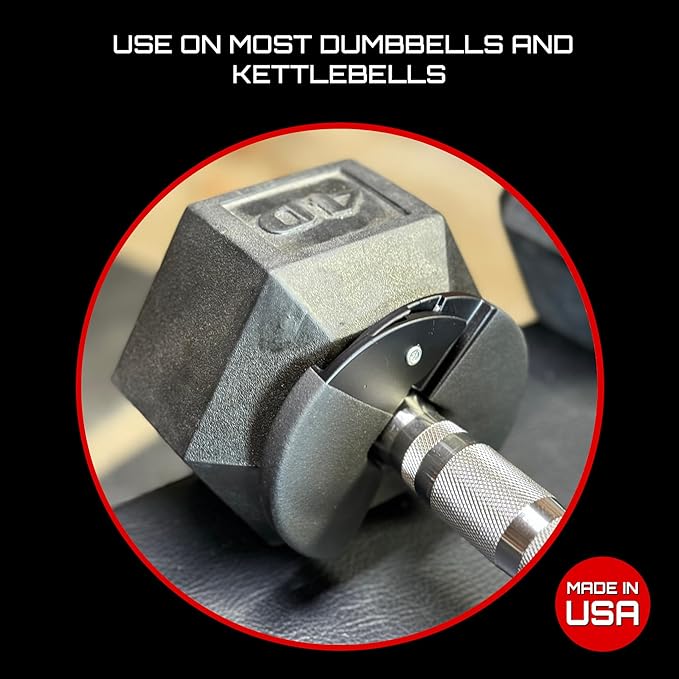 Micro Gainz Dumbbell Fractional 1.25lb Weight Plate, Ideal for Micro Loading, (Choose Color) 4 Piece Fractional Weight Plates, Designed for Dumbbell Training, Made In USA-StrideForce Fitness