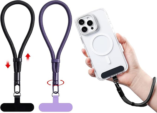 2 Pack Phone Lanyard for Cellphone Case, Phone Wrist Strap for Case, Cellphone Strap Wrist Lanyard for Women and Men-StrideForce Fitness